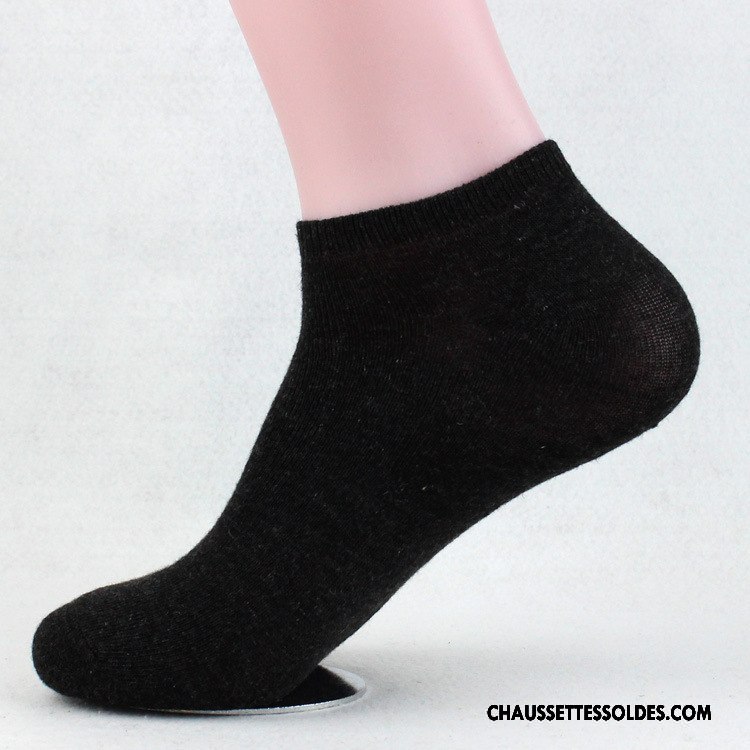 Chaussettes Courtes Homme Chaussette Courte Chaussette Basse Coupée Le Nouveau Chaussettes En Coton Invisible Gris