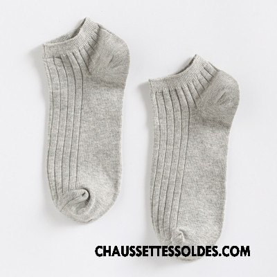 Chaussettes Courtes Homme Chaussette Courte Chaussette Basse Coupée Mouvement Été Chaussettes En Coton Invisible Pure Clair