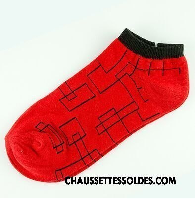 Chaussettes Courtes Homme Chaussette Courte Mouvement Basse Personnalité Été Tendance Blanc Noir Jaune Clair