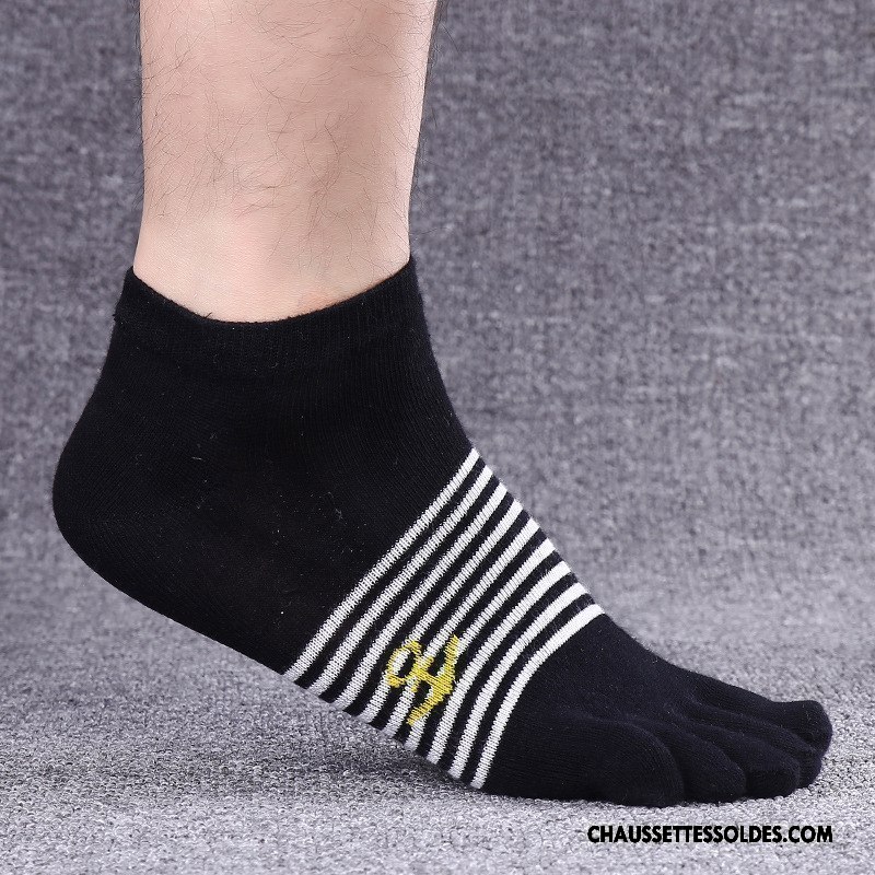 Chaussettes Courtes Homme Cinq Doigts 100% Coton Coton Bio Livraison Gratuite Été Antibactérien Blanc