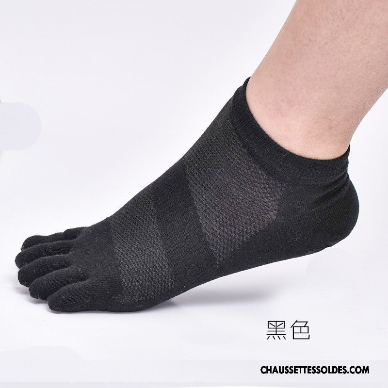 Chaussettes Courtes Homme Coton Bio Absorber La Sueur Mouvement Toutes Les Saisons Respirant Engrener Gris Clair