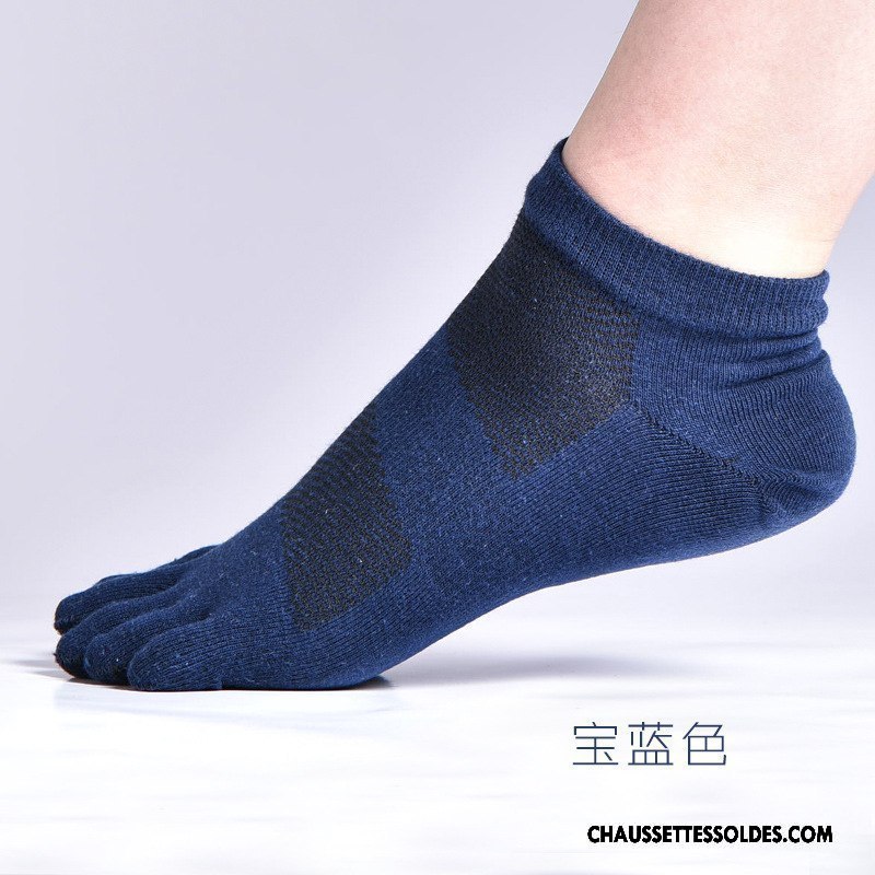 Chaussettes Courtes Homme Coton Bio Absorber La Sueur Mouvement Toutes Les Saisons Respirant Engrener Gris Clair