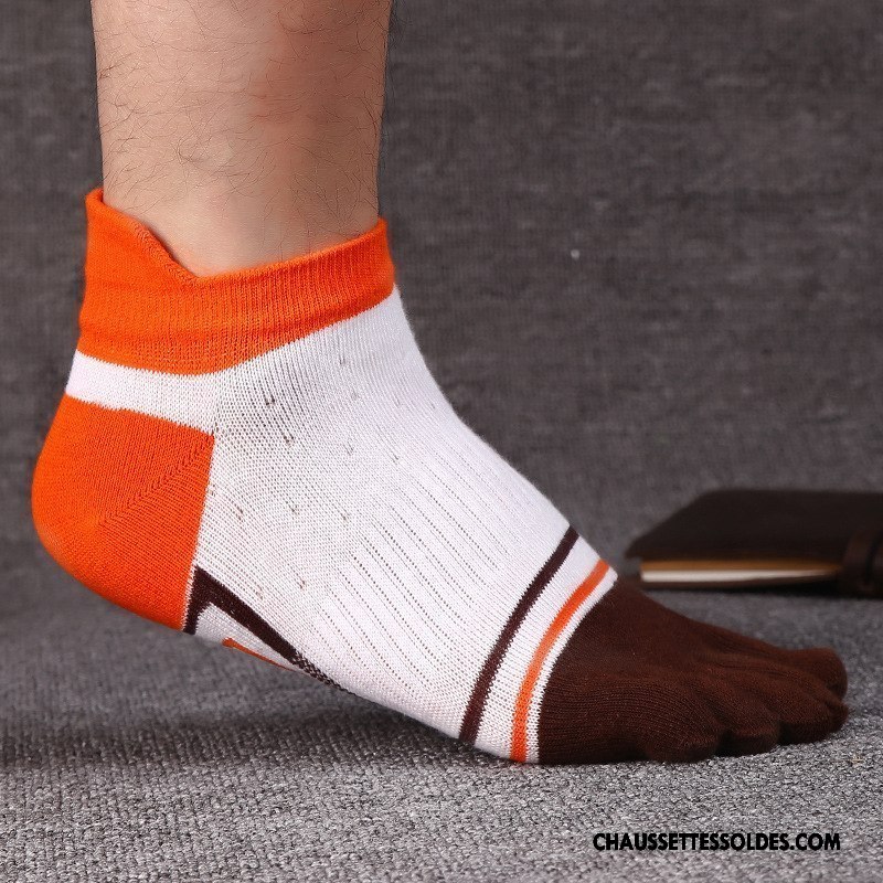 Chaussettes Courtes Homme Coton Bio Cinq Doigts Livraison Gratuite Été 100% Coton Antibactérien Gris