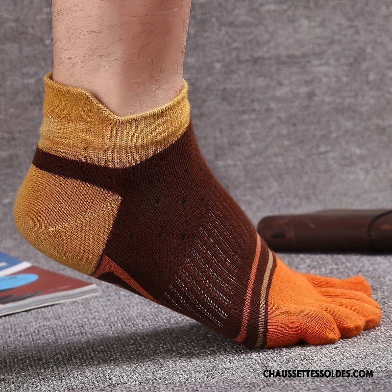 Chaussettes Courtes Homme Coton Bio Cinq Doigts Livraison Gratuite Été 100% Coton Antibactérien Gris
