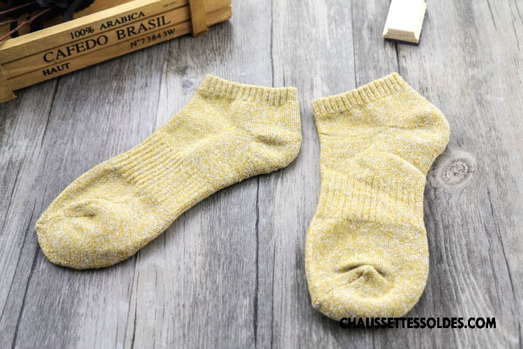 Chaussettes Courtes Homme De Plein Air Escalade Antidérapant Nouvelles Arrivées Basket Mouvement Jaune
