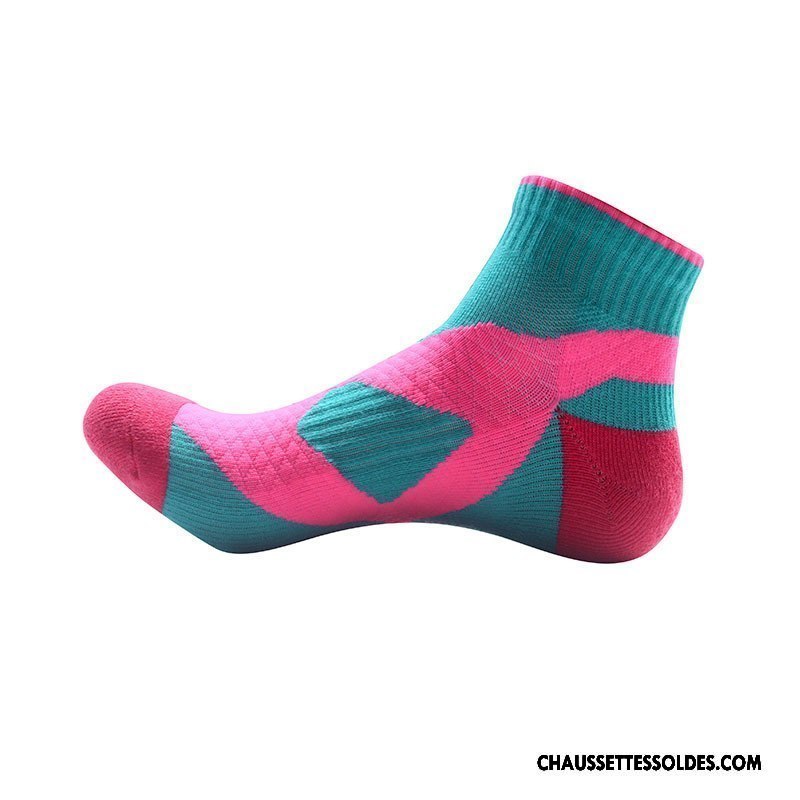 Chaussettes Courtes Homme De Plein Air Escalade Matelassé Le Nouveau Mouvement Milieu Coloré