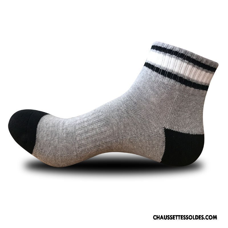 Chaussettes Courtes Homme Femme Escalade Renforcé Milieu De Plein Air L'automne Bleu