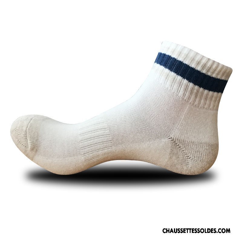 Chaussettes Courtes Homme Femme Escalade Renforcé Milieu De Plein Air L'automne Bleu