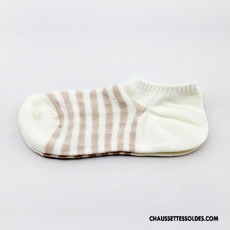 Chaussettes Courtes Homme Femme Imprimé Petit Lovers Coton Bio Carreaux Noir