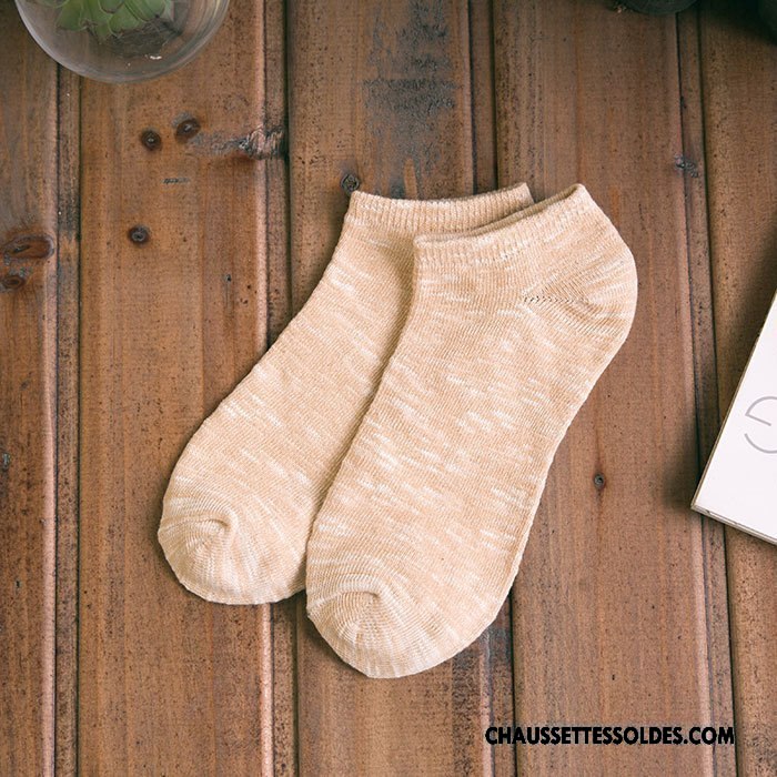 Chaussettes Courtes Homme Hiver L'automne Casual Bambou 100% Coton Yarn Gris Foncé