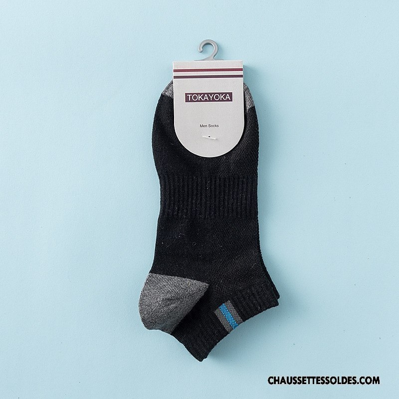 Chaussettes Courtes Homme L'automne 100% Coton Mouvement Printemps Livraison Gratuite Casual Couleurs Mixtes Blanc