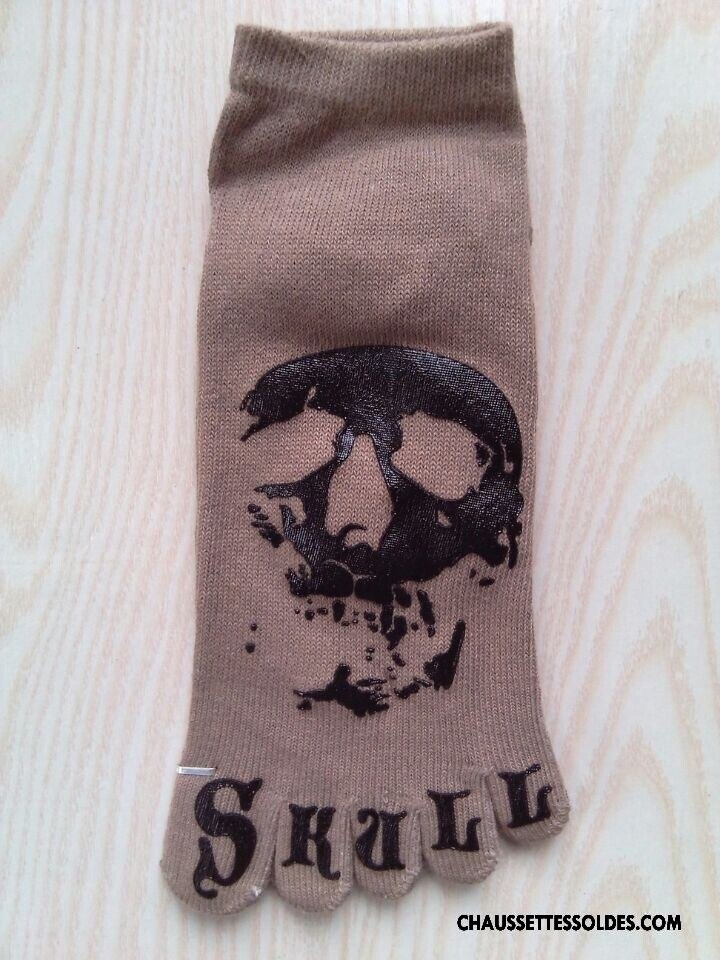 Chaussettes Courtes Homme L'automne Cinq Doigts Hiver Personnalité Violet