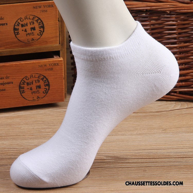 Chaussettes Courtes Homme L'automne Printemps Chaussette Basse Coupée Le Nouveau Coton Bio Pure Gris