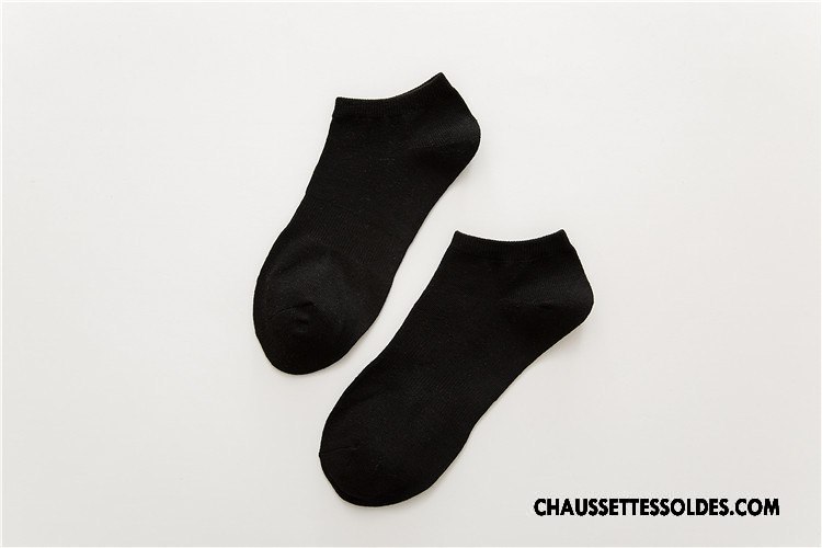 Chaussettes Courtes Homme Le Nouveau 100% Coton Mouvement Toutes Les Saisons Casual Chaussette Basse Coupée Pure Bleu