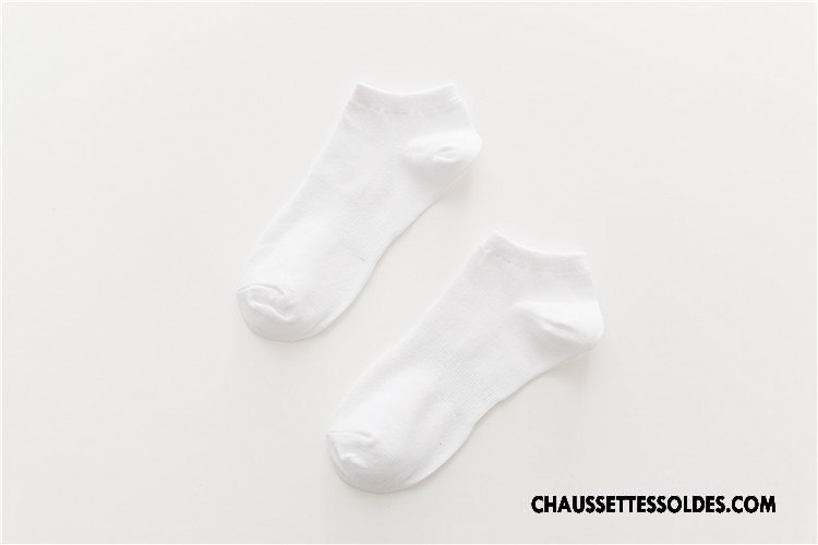 Chaussettes Courtes Homme Le Nouveau 100% Coton Mouvement Toutes Les Saisons Casual Chaussette Basse Coupée Pure Bleu