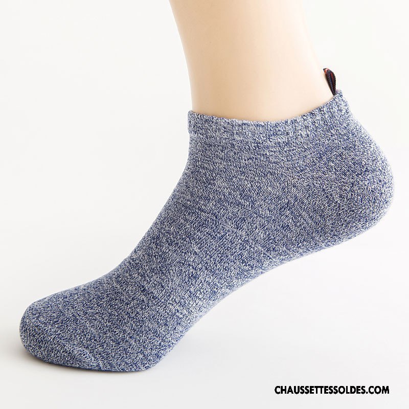 Chaussettes Courtes Homme Lovers Nouvelles Arrivées Chaussettes En Coton Printemps Mouvement Femme Pure Gris