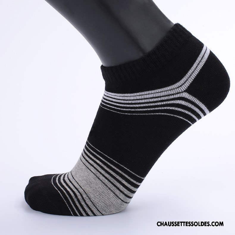 Chaussettes Courtes Homme Mode Chaussette Basse Coupée Été Nouvelles Arrivées Simple Respirant Gris Clair