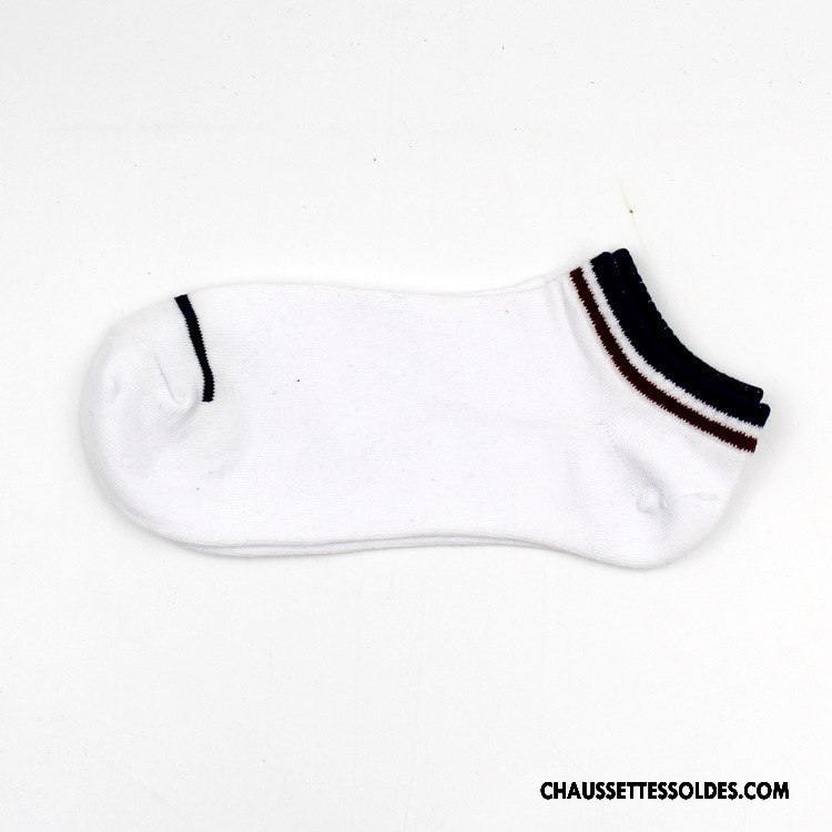 Chaussettes Courtes Homme Mouvement Chaussette Basse Coupée Casual Le Nouveau Couleur Respirant Bleu