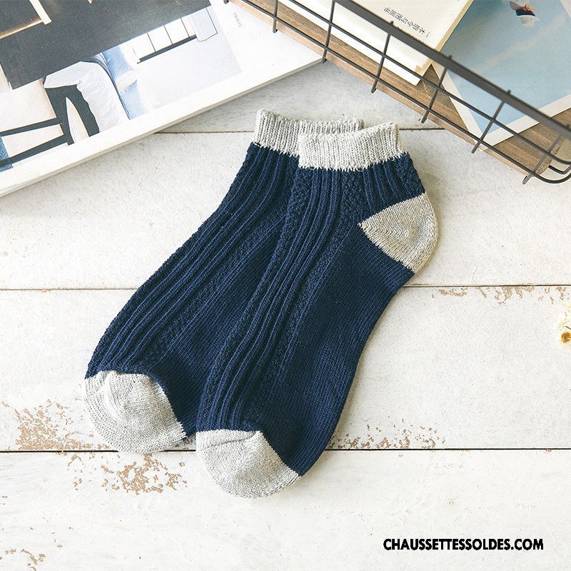 Chaussettes Courtes Homme Mouvement Chaussette Basse Coupée Chaussettes En Coton Absorber La Sueur Nouvelles Arrivées Vert