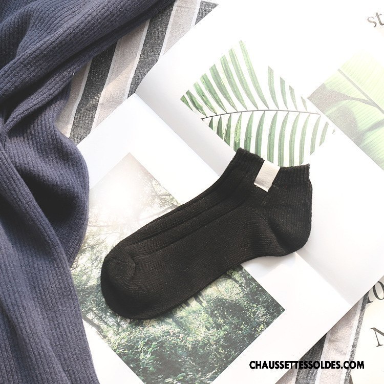 Chaussettes Courtes Homme Nouvelles Arrivées Rétro Printemps Été Chaussette Basse Coupée Femme Pure Vert
