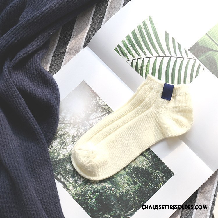 Chaussettes Courtes Homme Nouvelles Arrivées Rétro Printemps Été Chaussette Basse Coupée Femme Pure Vert