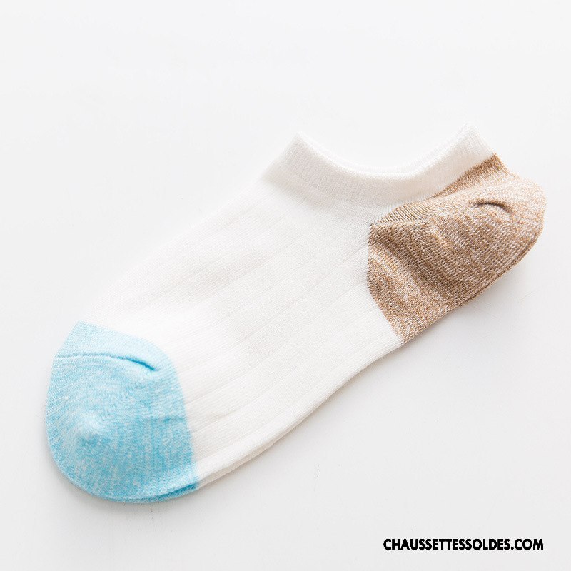 Chaussettes Courtes Homme Personnalité L'automne Le Nouveau Hiver Couleurs Mixtes Vert