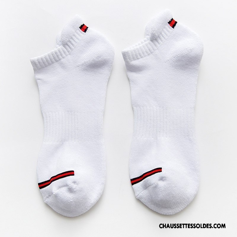 Chaussettes Courtes Homme Poignet Nouvelles Arrivées Chaussette Basse Coupée Basket Escalade Terry Pure Bleu