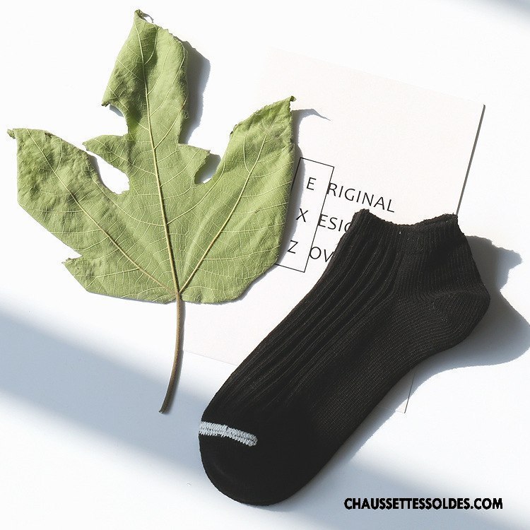 Chaussettes Courtes Homme Respirant Femme Chaussette Basse Coupée 100% Coton Lovers Chaussette Courte Jaune