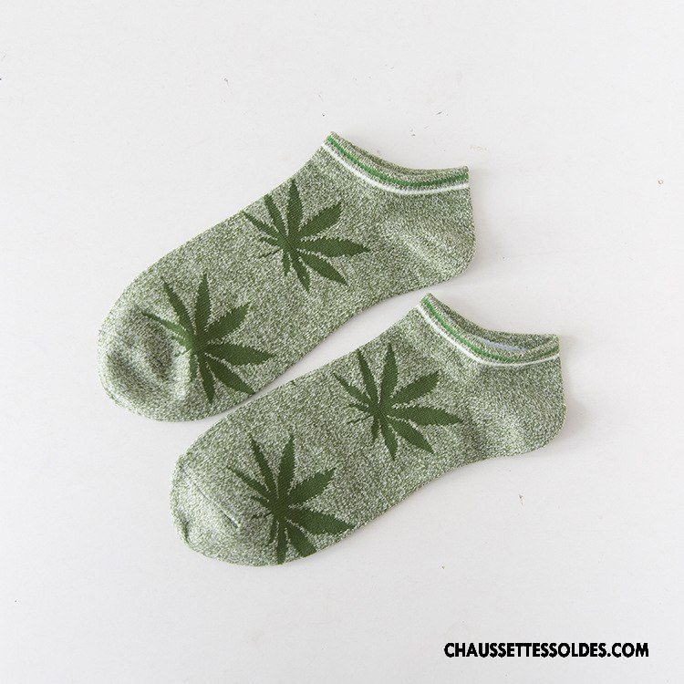Chaussettes Courtes Homme Rétro Mouvement Chaussettes En Coton Le Nouveau Violet