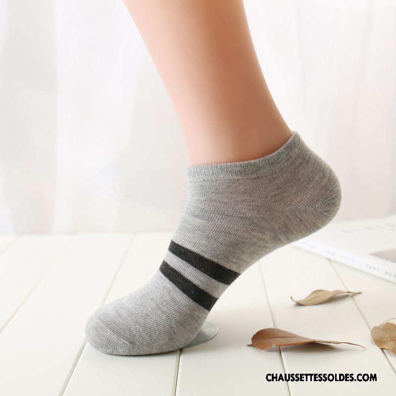 Chaussettes Courtes Homme Rétro Été Printemps Chaussette Basse Coupée Chaussette Courte Style National Couleurs Mixtes Coloré Clair