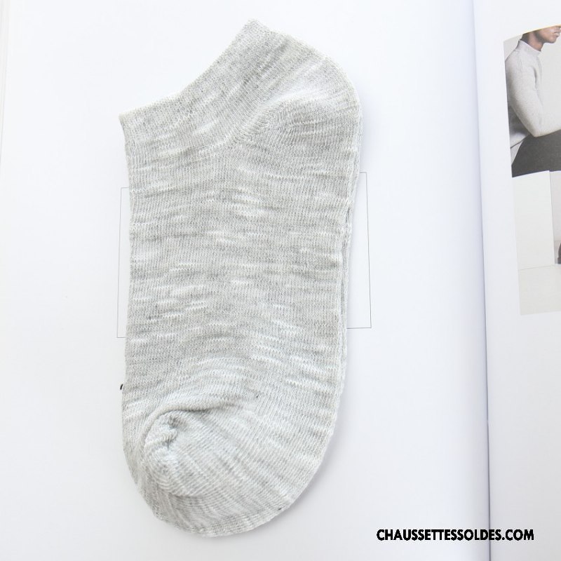Chaussettes Courtes Homme Rétro Été Printemps Chaussette Basse Coupée Chaussette Courte Style National Couleurs Mixtes Coloré Clair