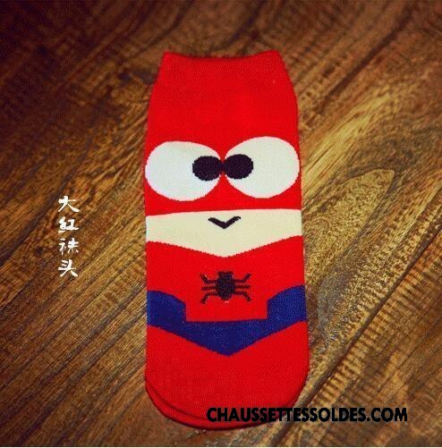Chaussettes Courtes Homme Ultra Dessin Animé Chaussette Courte L'automne Héros Chaussette Basse Coupée Bleu