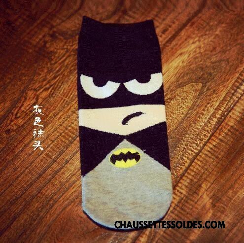 Chaussettes Courtes Homme Ultra Dessin Animé Chaussette Courte L'automne Héros Chaussette Basse Coupée Bleu
