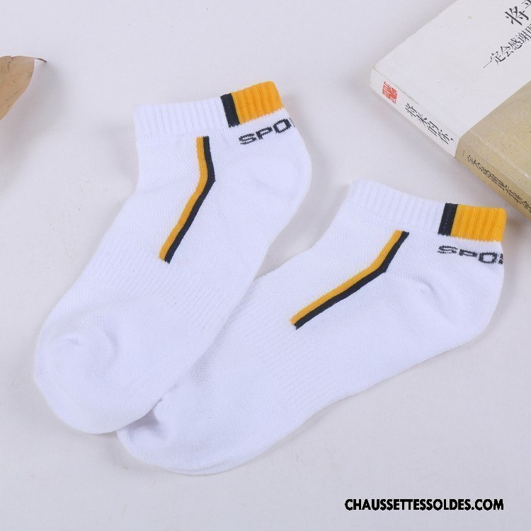 Chaussettes Courtes Homme Été Anti-odeur Chaussette Basse Coupée Antidérapant Absorber La Sueur Mouvement Gris