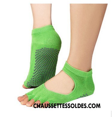 Chaussettes De Yoga Femme 100% Coton Le Nouveau Cinq Doigts Rose