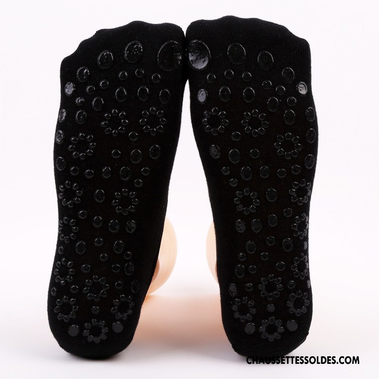 Chaussettes De Yoga Femme Antidérapant Le Nouveau Mouvement Dos Nu Invisible Rose