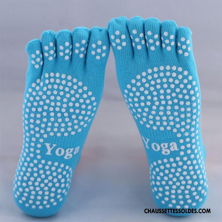 Chaussettes De Yoga Femme Antidérapant Mouvement Homme Cinq Doigts Aptitude Europe Rose