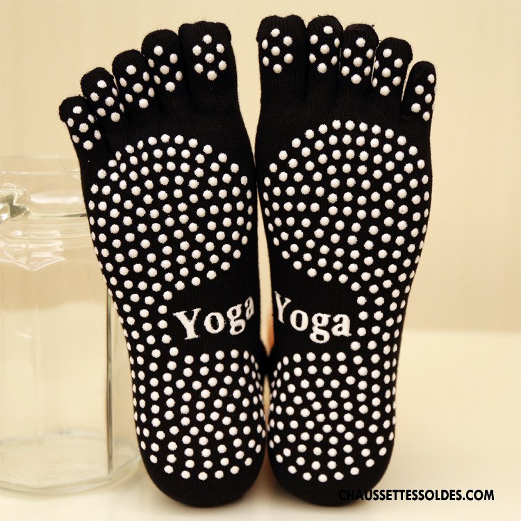 Chaussettes De Yoga Femme Antidérapant Mouvement Homme Cinq Doigts Aptitude Europe Rose