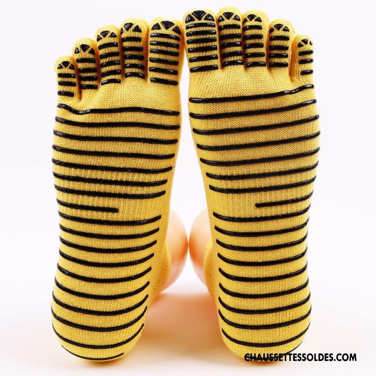 Chaussettes De Yoga Femme Cinq Doigts Antidérapant Europe Violet