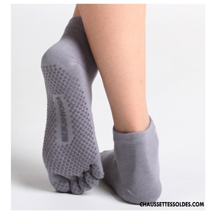 Chaussettes De Yoga Femme Confortable Chaussettes En Coton Massage Été Europe Protection Environnementale Bordeaux Coloré