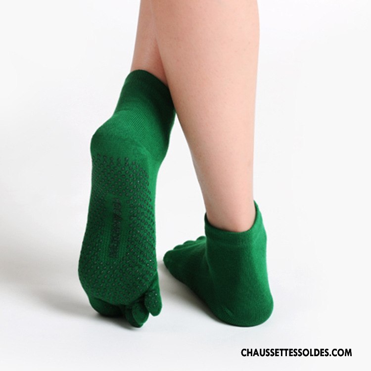 Chaussettes De Yoga Femme Confortable Chaussettes En Coton Massage Été Europe Protection Environnementale Bordeaux Coloré