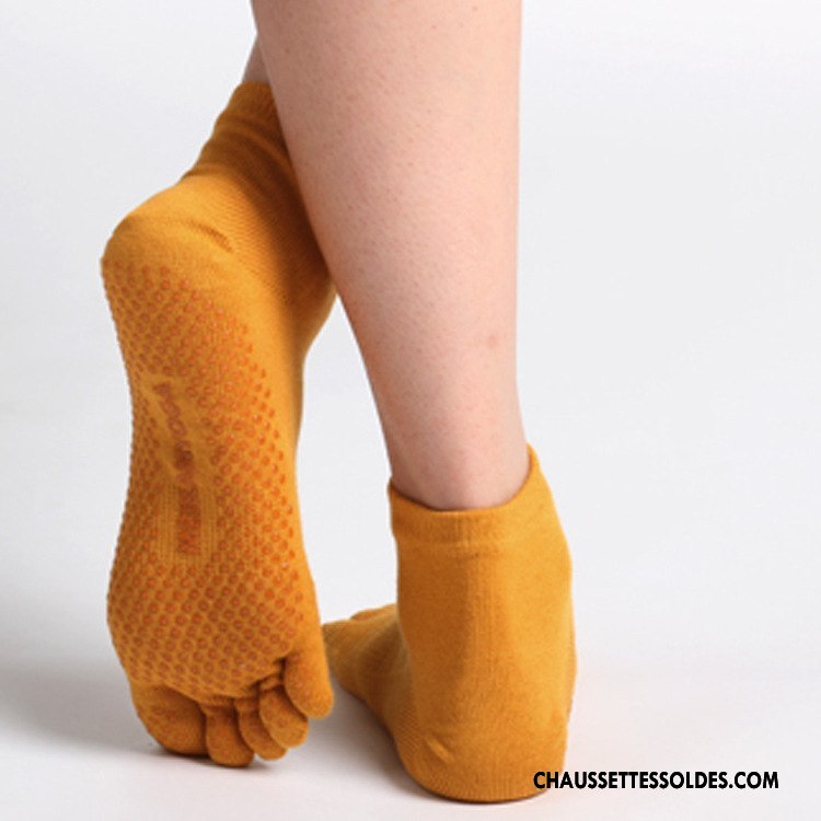 Chaussettes De Yoga Femme Confortable Chaussettes En Coton Massage Été Europe Protection Environnementale Bordeaux Coloré