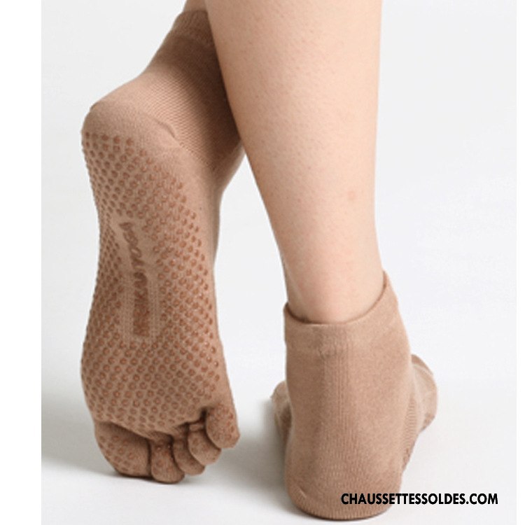 Chaussettes De Yoga Femme Confortable Chaussettes En Coton Massage Été Europe Protection Environnementale Bordeaux Coloré