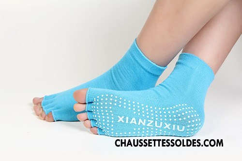 Chaussettes De Yoga Femme Dame Cinq Doigts Antidérapant Danse Europe Gris