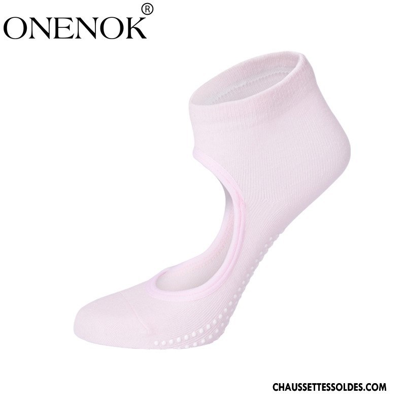 Chaussettes De Yoga Femme Dame Matelassé Antidérapant Pure Bleu