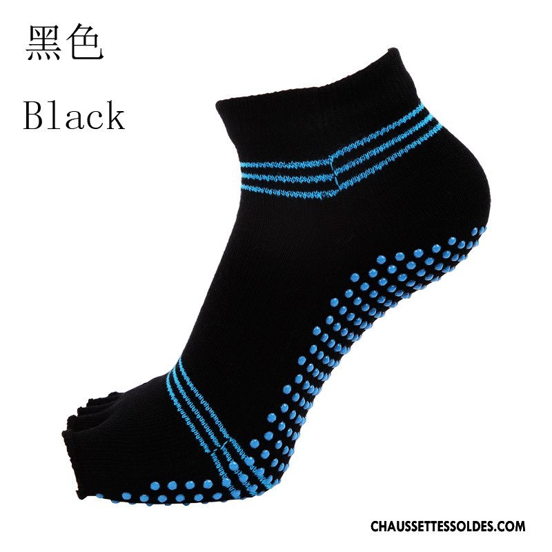 Chaussettes De Yoga Femme Dame Matelassé Élasticité Ouverture Du Pied Mouvement Rose