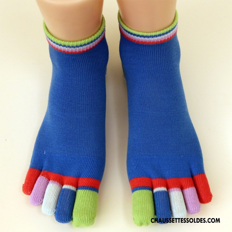 Chaussettes De Yoga Femme Doigt De Pied Antidérapant Blanc