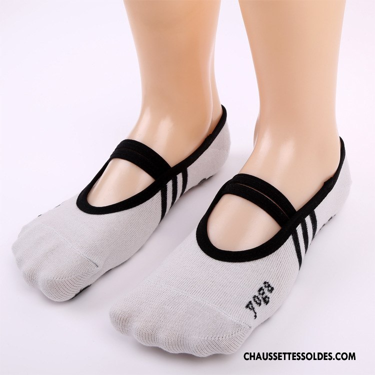 Chaussettes De Yoga Femme Dos Nu Le Nouveau Antidérapant Invisible Bout Rond Violet