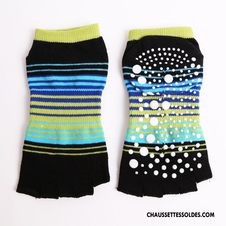 Chaussettes De Yoga Femme Hiver L'automne Métier Ouverture Du Pied Antidérapant Le Nouveau Rose