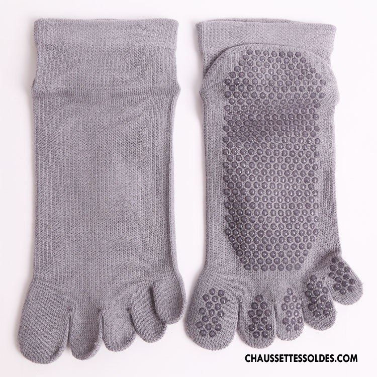 Chaussettes De Yoga Femme Mouvement Dos Nu Ouverture Du Pied Dame Antidérapant Aptitude Bordeaux